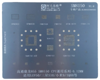 Трафарет AMAOE QUALCOMM SM8150 CPU для POCO X3 Pro T:0.12мм Трафарет AMAOE QUALCOMM SM8150 CPU для POCO X3 Pro T:0.12мм