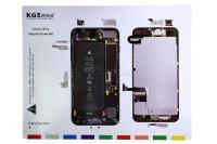 Магнитный коврик - карта болтов для iPhone 7 Plus Магнитный коврик - карта болтов для iPhone 7 Plus