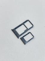 Держатель/лоток сим (sim holder) для Xiaomi Redmi 6 Sim2/microSD (черный)