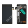 Дисплей Nokia Lumia 730 Dual Sim (RM-1040)/735 (RM-1038) с тачскрином в рамке (черный)