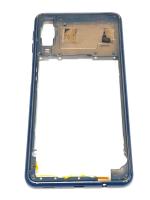 Средняя часть корпуса Samsung Galaxy A7 (2018) SM-A750F (синяя) с боковыми кнопками