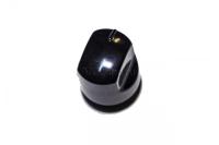 Ручка переключения мощности конфорок (черная) для плит Indesit, Ariston 084017