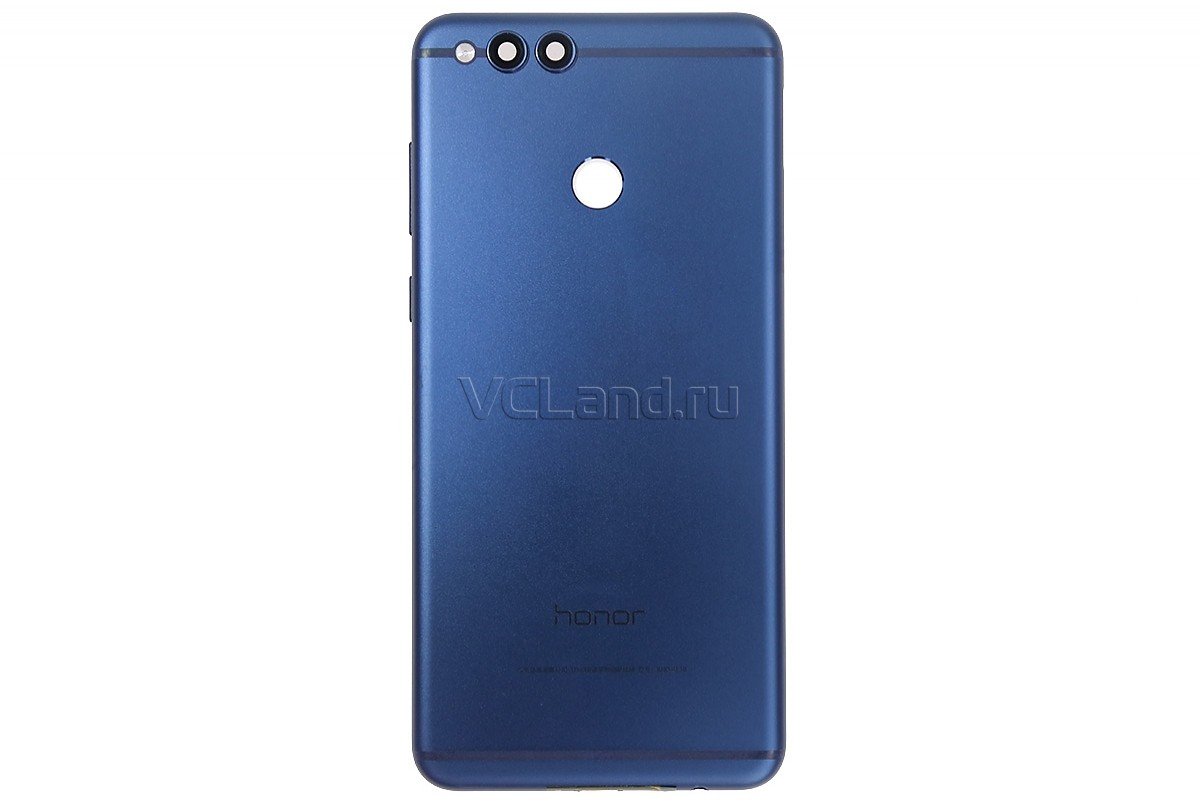 Купить Задняя крышка Huawei Honor 7X (BND-L21) (синяя) в Москве с доставкой  по России недорого, цена