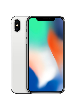 iphone X silver iphone X silver
