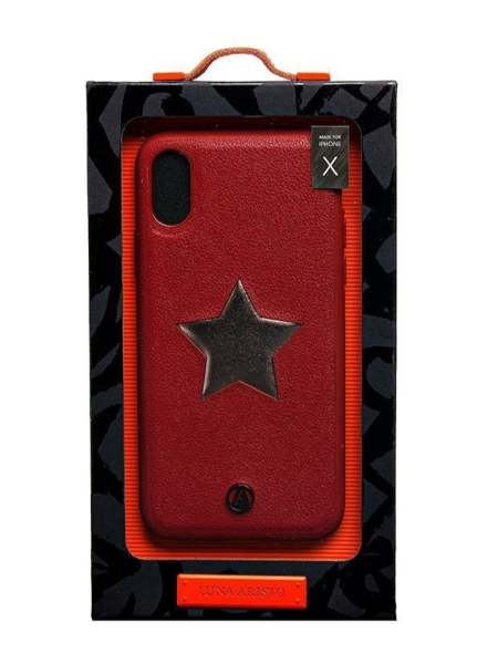 Чехол для iPhone X Luna Aristo STAR (бордо)
