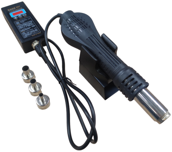 Фен паяльный KADA KD-887 цифровой с подставкой