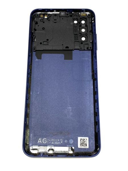Задняя крышка для Samsung Galaxy A03s SM-A037F синяя