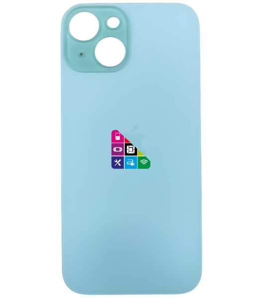 Задняя крышка для iPhone 15 Green с большим отверстием под камеру зеленый