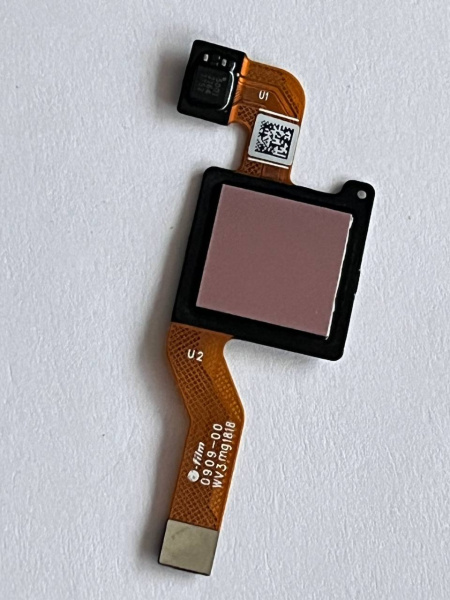 Шлейф Xiaomi Redmi Note 5/Note 5 Pro с сканером отпечатков пальцев (розовый)