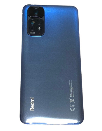 Задняя крышка для Xiaomi Redmi Note 11S (синяя)