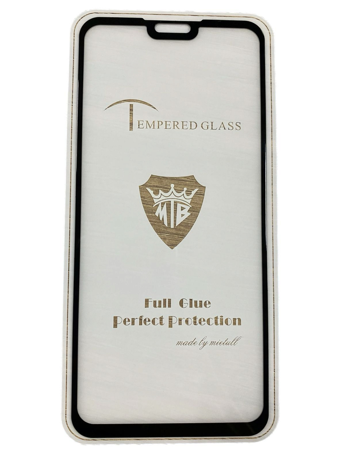 Защитное стекло Huawei Y9 2019/Enjoy 9 Plus (полное покрытие) 5D черное