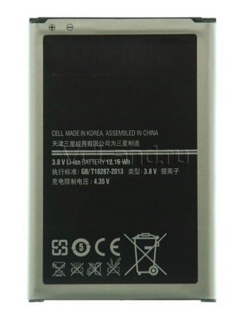 АКБ для Samsung Galaxy Note 3 SM-N9000/N9002/N9005 B800BC/B800BU