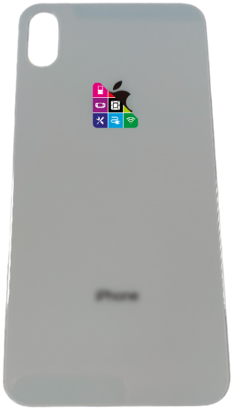 Задняя крышка для iPhone XS Max,золотистая, с большим отверстием под камеру