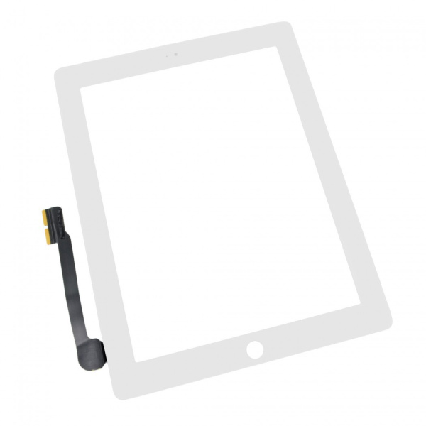 Тачскрин для iPad 3/iPad 4 без кнопки Home белый Тачскрин для iPad 3/iPad 4 без кнопки Home белый