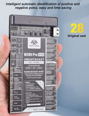 Плата зарядки и активации АКБ OSS Team W209 Pro V10  для IPhone 6-16 Pro Max и Android