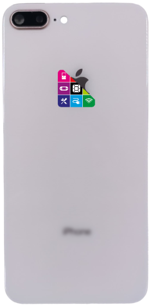 Задняя крышка для iPhone 8 Plus, золотистая,с линзой камеры