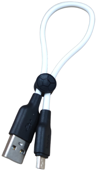 Кабель зарядки Hoco модель X21Plus Micro 2.4A силиконовый 25 см  Кабель зарядки Hoco модель X21Plus Micro 2.4A силиконовый 25 см
