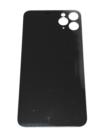 Задняя крышка для iPhone 11 Pro Max белая, CE с большим отверстием под камеру