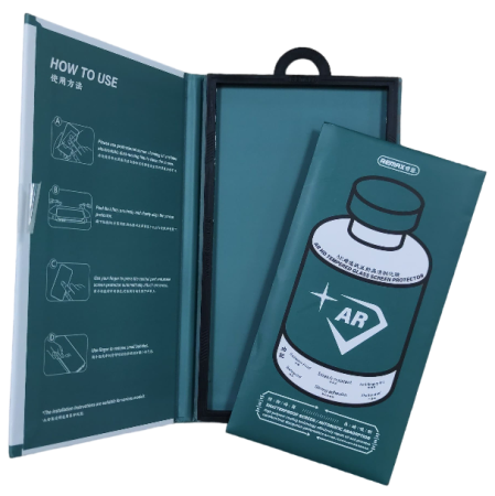 Защитное стекло Remax GL-86 ( Антибликовое ) для iPhone 15 Pro Max полное покрытие 3D черное