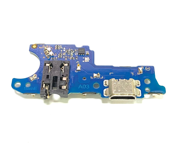 Нижняя плата Samsung Galaxy A03 (SM-A035F) разъемом зарядки и микрофоном