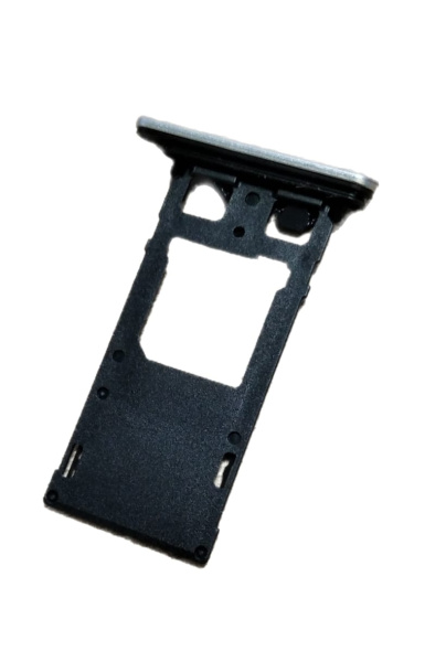 Заглушка + sim держатель/лоток для Sony Xperia X Performance Dual (F8132) (sim) серебристый