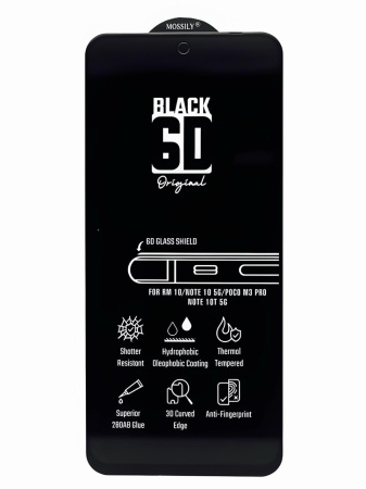 Защитное стекло Mossily для Samsung Galaxy A7 2018 SM A750F 6D черное