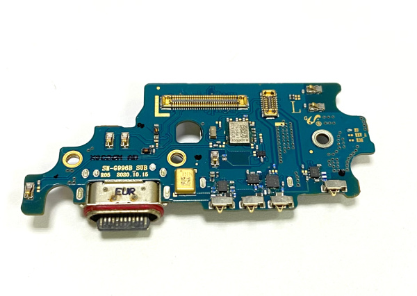 Нижняя плата Samsung Galaxy S21 Plus (SM-G996B) с разьемом зарядки,SIM и микрофоном