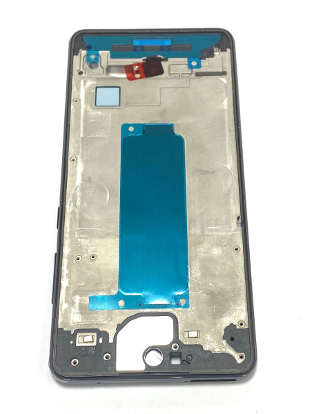 Рамка дисплея Samsung Galaxy A52 SM-A525F (серая) с боковыми кнопками