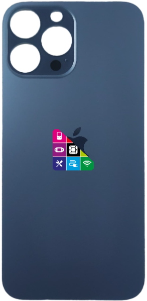 Задняя крышка для iPhone 13 Pro Max, серая, с большим отверстием под камеру