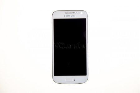Дисплей для Samsung Galaxy S4 Mini GT-i9190/i9192/i9195 с тачскрином в рамке белый