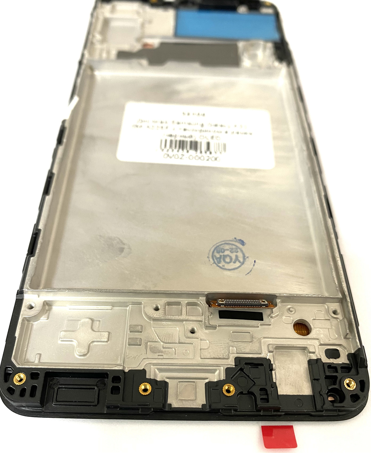 Дисплей для Samsung Galaxy A22 SM-A225F с тачскрином в рамке черный OLED