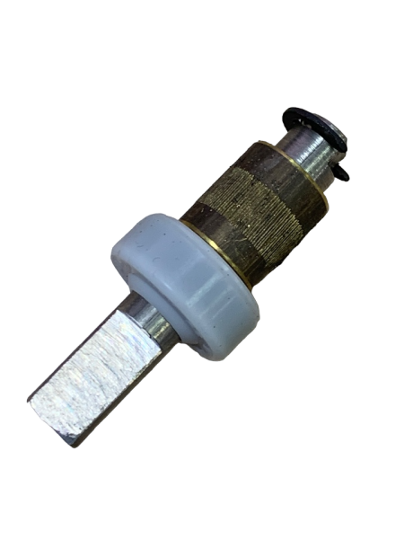 Шток ножа с сальником для хлебопечки Moulinex L=47mm D=8mm (посадка ножа L=15mm) Шток ножа с сальником для хлебопечки Moulinex L=47mm D=8mm (посадка ножа L=15mm)
