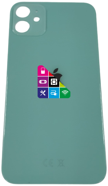 Задняя крышка для iPhone 11, зеленая, CE с большим отверстием под камеру