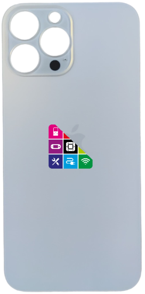Задняя крышка для iPhone 13 Pro Max, золотистая, с большим отверстием под камеру
