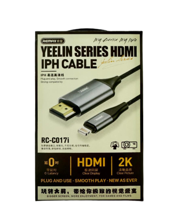 Кабель HDMI to Lightning Remax RC-C017i 2 метра