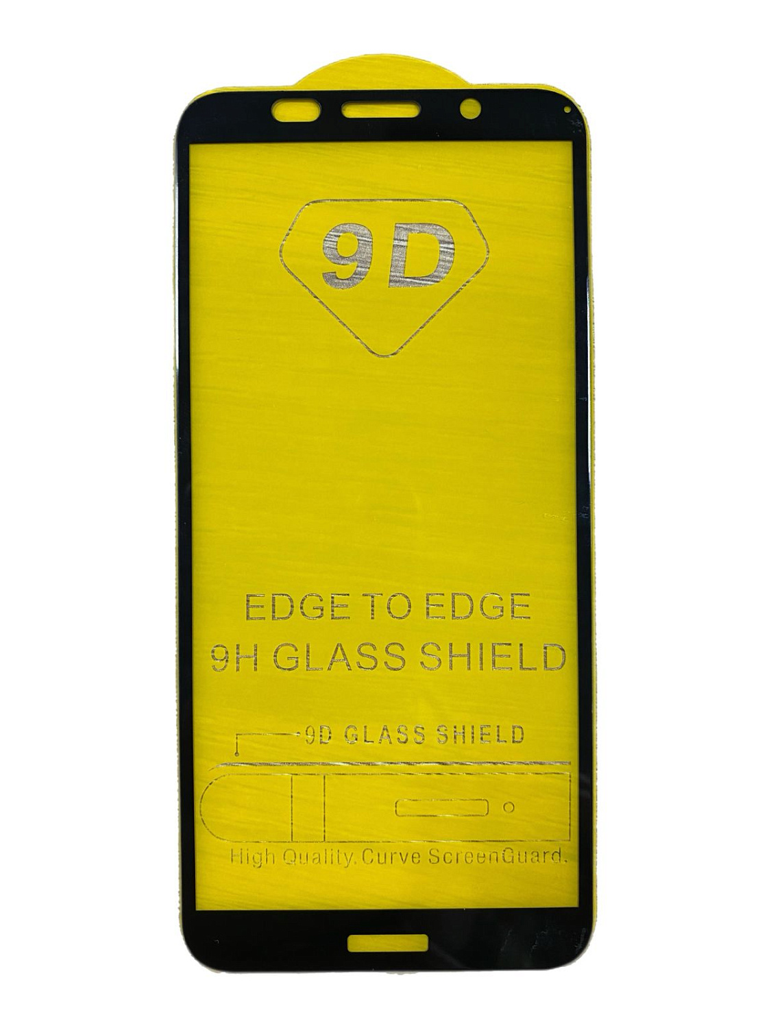 Защитное стекло Huawei Honor 9S/Y5p (полное покрытие) 5D черное