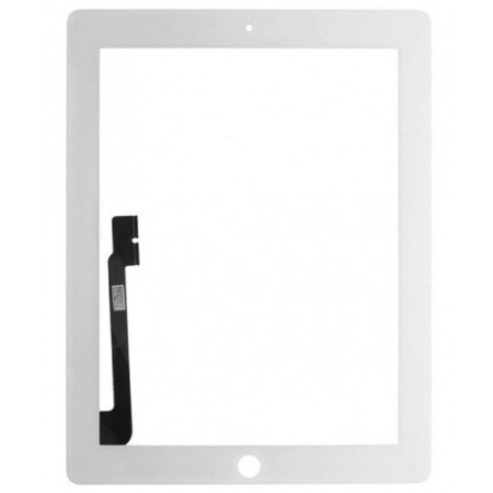 Тачскрин для iPad 3/iPad 4  A1416/A1430/A1458/A1459 без кнопки Home белый