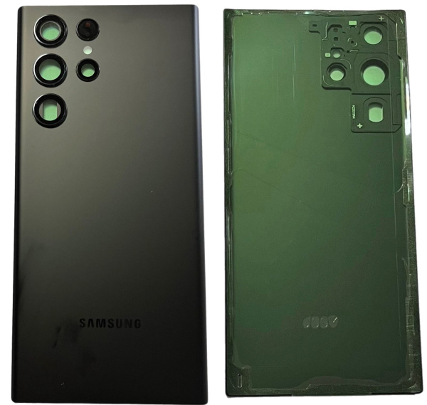 Задняя крышка для Samsung Galaxy S22 Ultra SM-S908B черная