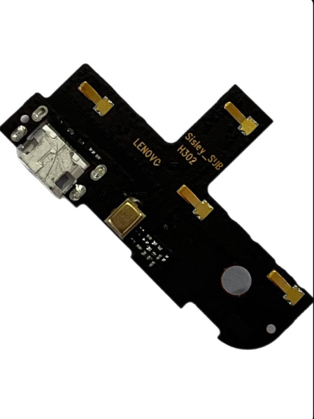 Нижняя плата Lenovo Sisley S90 с разъемом зарядки (micro-USB), микрофоном и вибро 