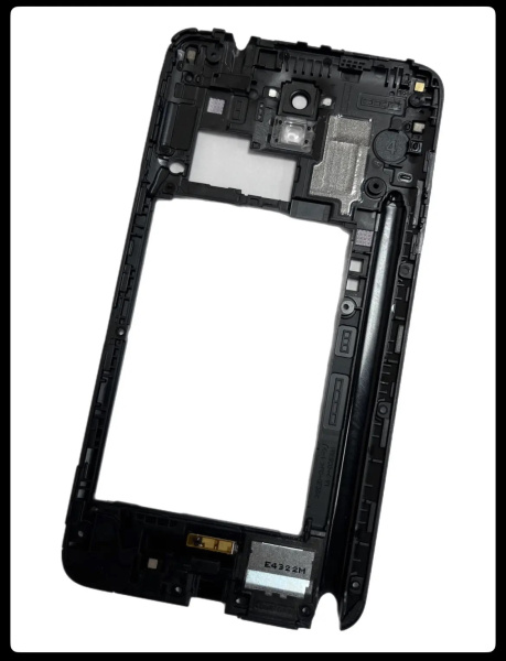 Средняя часть Samsung Galaxy Note 3 Neo SM-N7505 с звонком (черная)