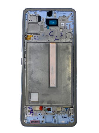 Рамка дисплея Samsung Galaxy A53 (5G) SM-A536B (голубая) с боковыми кнопками