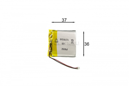 АКБ универсальная Сhina BK 583637A 5,8x36x37mm 3,7v 850mAh на проводках