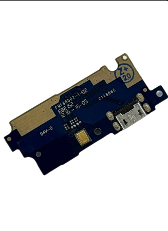 Нижняя плата Meizu M3 Mini с разъемом зарядки (micro-USB) и микрофоном