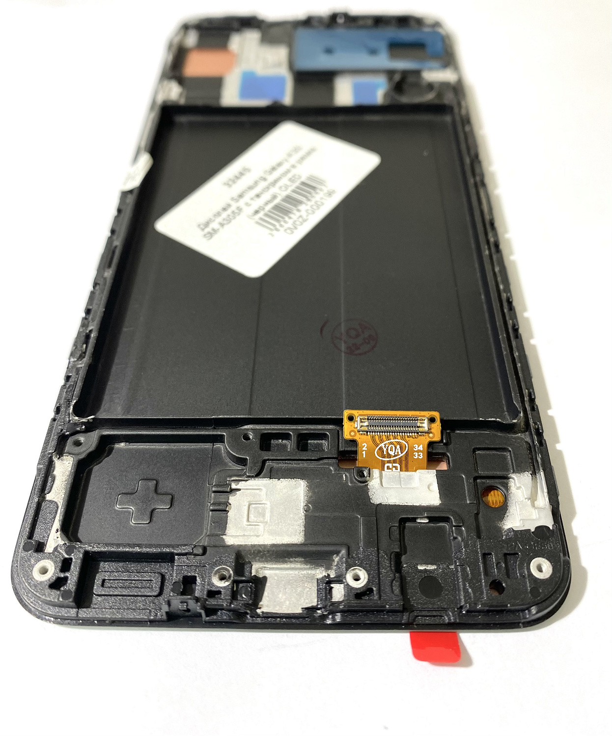 Дисплей для Samsung Galaxy A30 SM-A305F с тачскрином в рамке черный OL