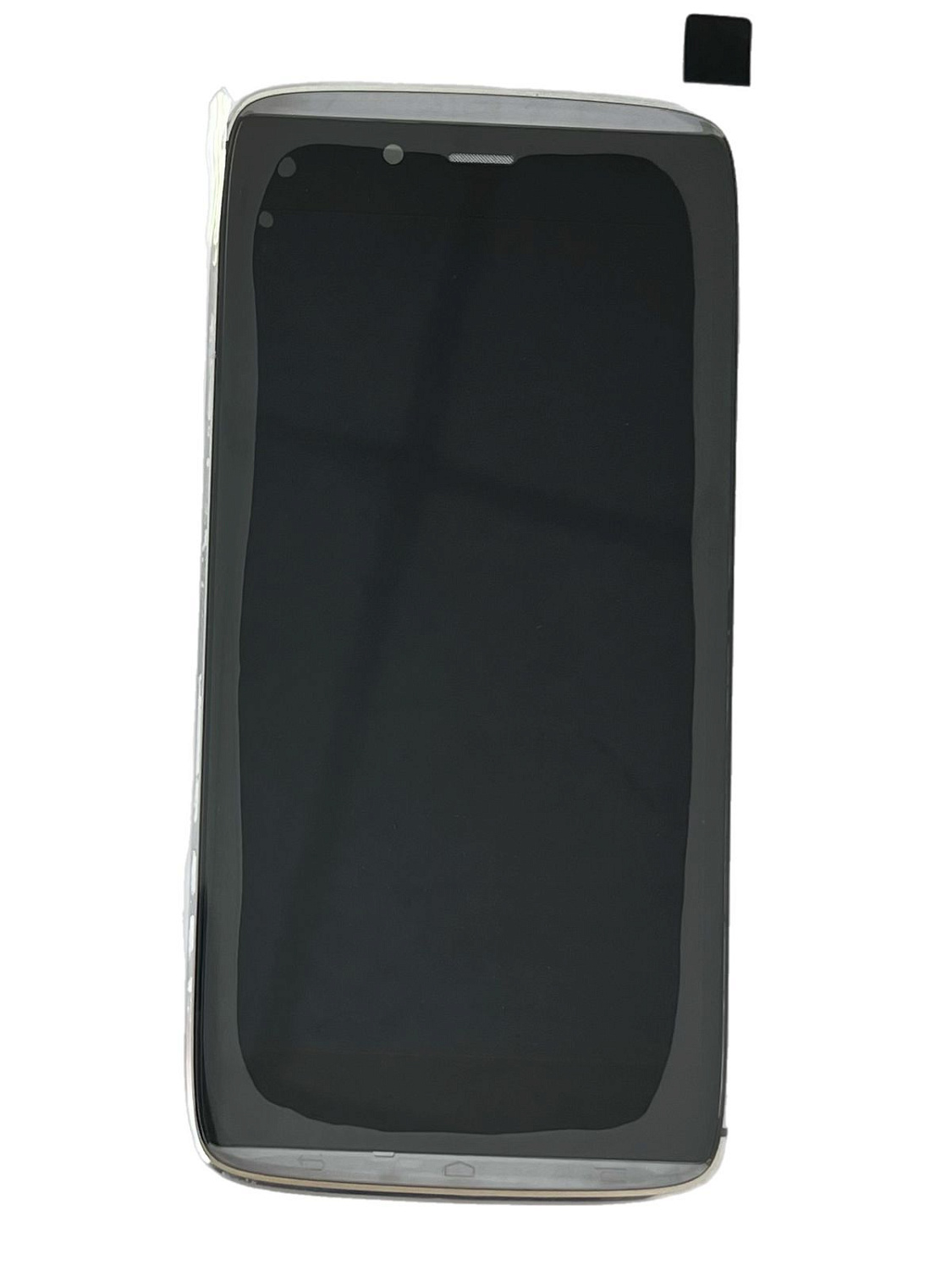 Дисплей Alcatel OneTouch 6032X Idol Alfa с тачскрином в рамке (золотистый)