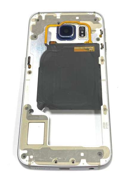 Средняя часть корпуса Samsung Galaxy S6 Edge SM-G925F (синяя)