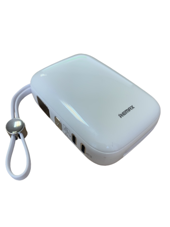 Power Bank Remax RPP-652 Lightning; USB Type-C 10000mAh 22.5W белый
