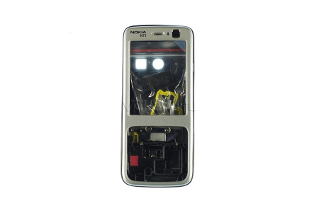 Корпус Nokia N73 (серебристый)