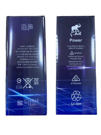 АКБ для iPhone 6S Plus I-AK Power (Гарантия 100 дней)