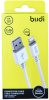 Кабель зарядки USB Lightning Budi DC011L10W 2.4A 1метр